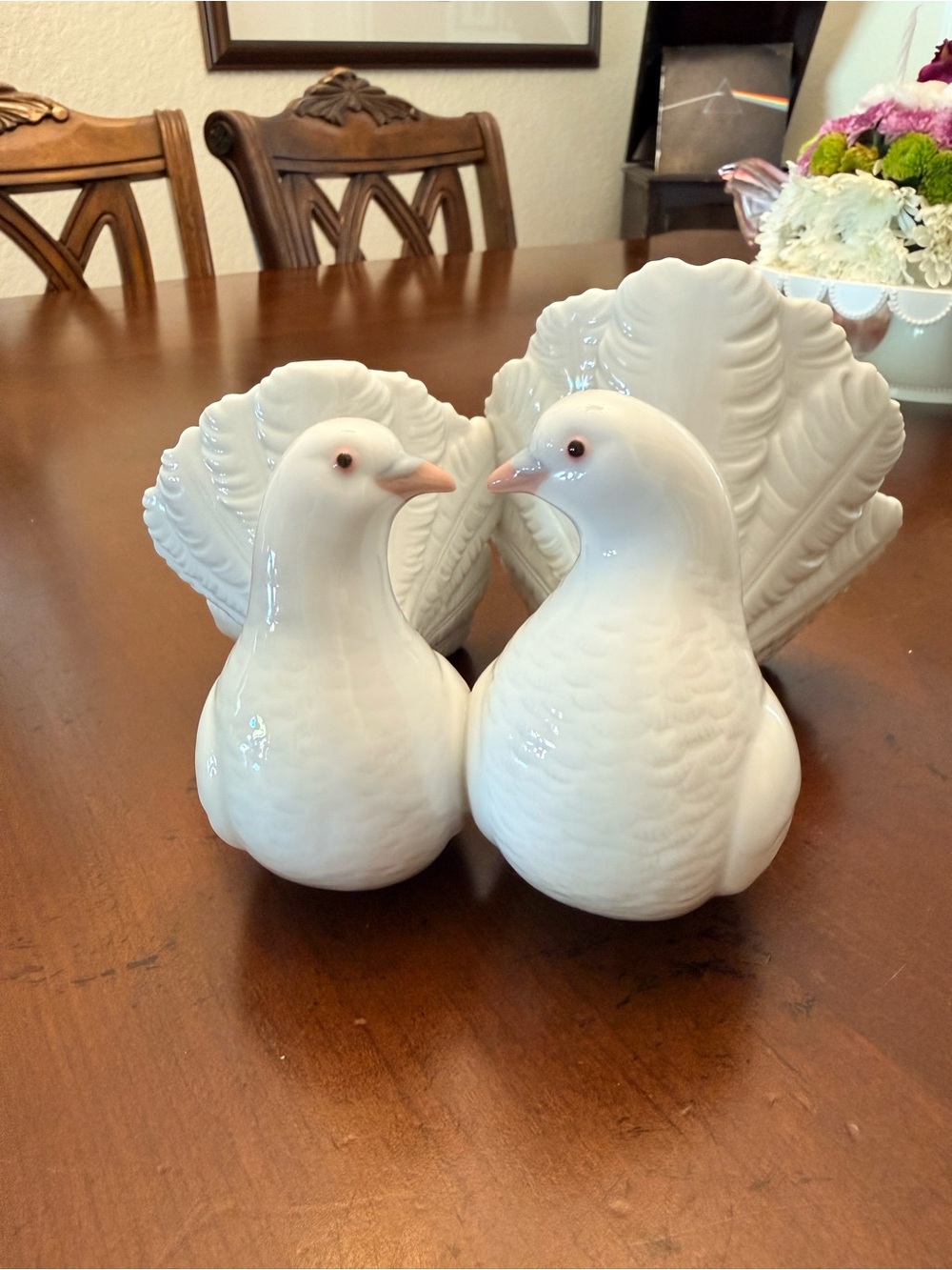 Lladró Couple of Doves #1169 Porcelain Figurine